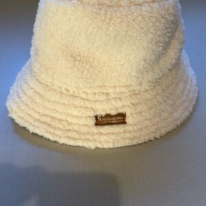 Koolaburra Cream Fuzzy Bucket Hat